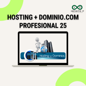Hosting + Dominio.com - Profesional 25
